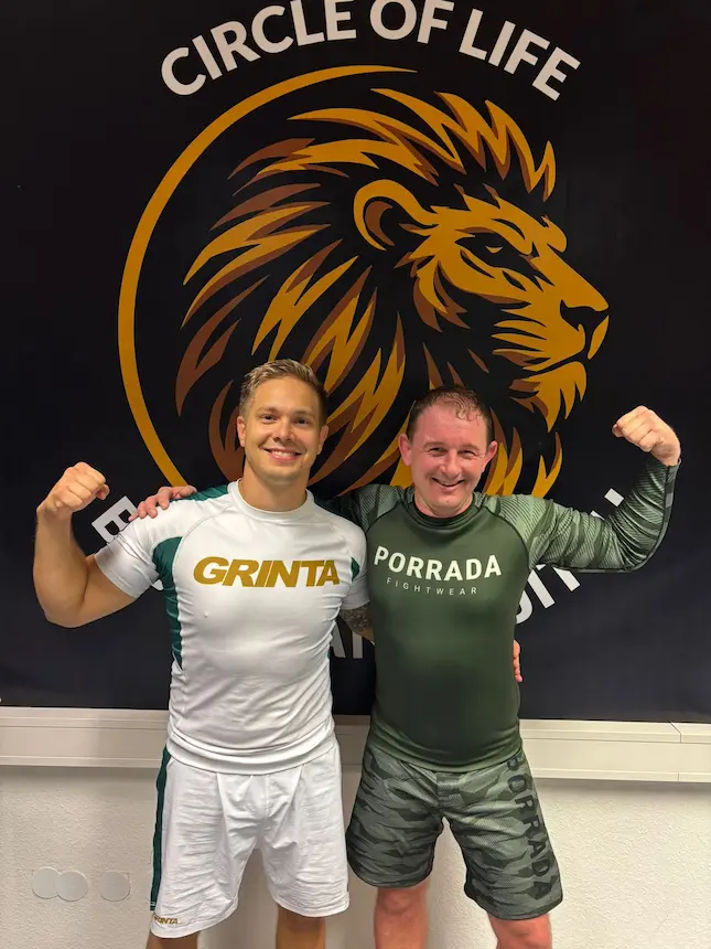 Coach Flo und Marvin im Training